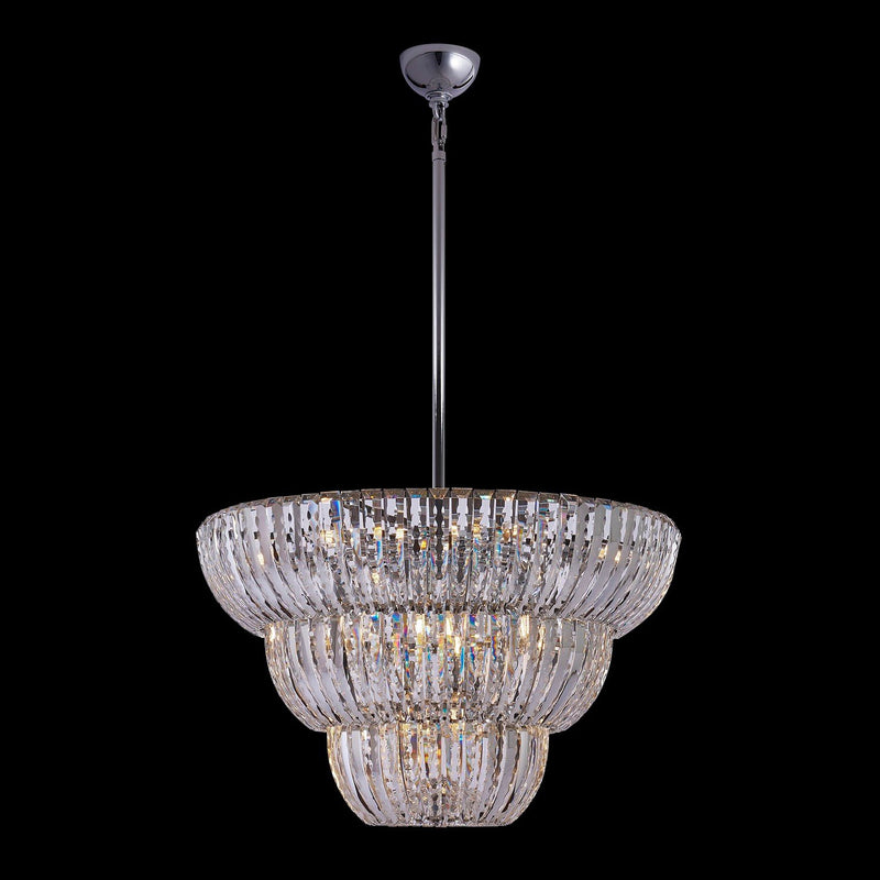 Fontana 15-Light Chandelier in Polished Chrome