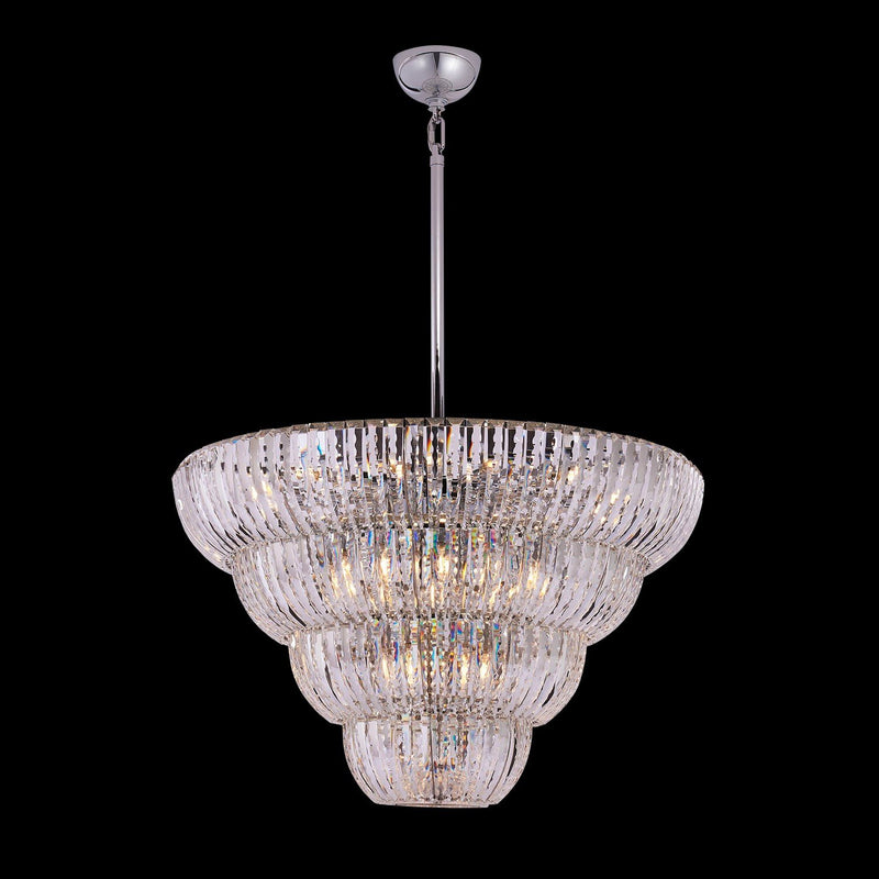 Fontana 30-Light Chandelier in Polished Chrome