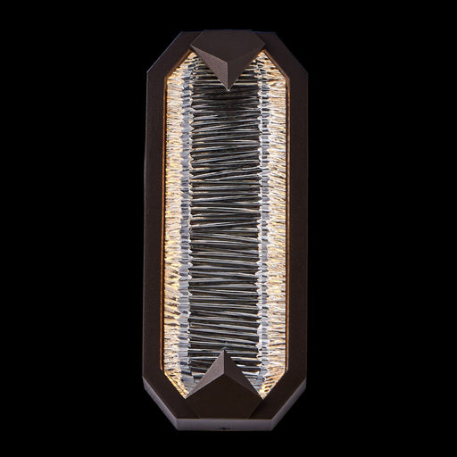 Carato Small LED Outdoor Wall Sconce in Bronze Fluorocarbon