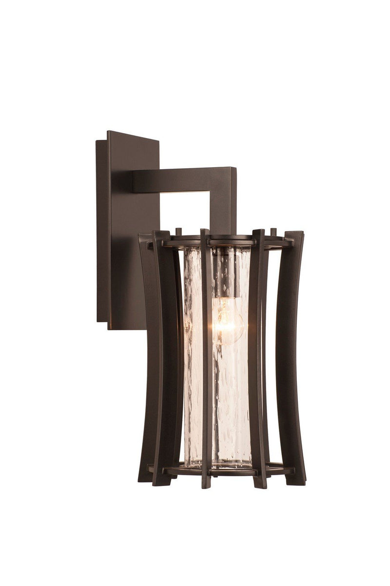 Ronan Small Outdoor Wall Lantern in Bronze Dusk