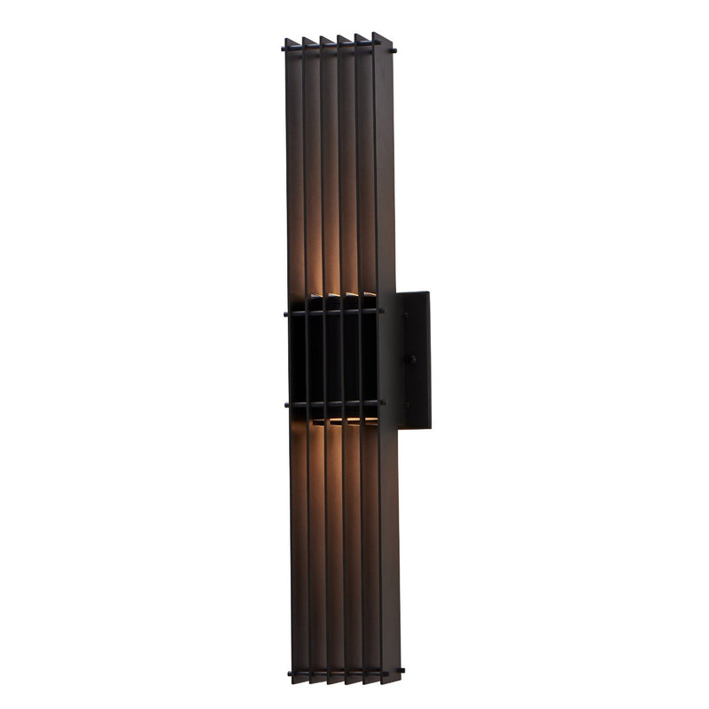 Drew 30" LED Outdoor Wall Sconce in Matte Black