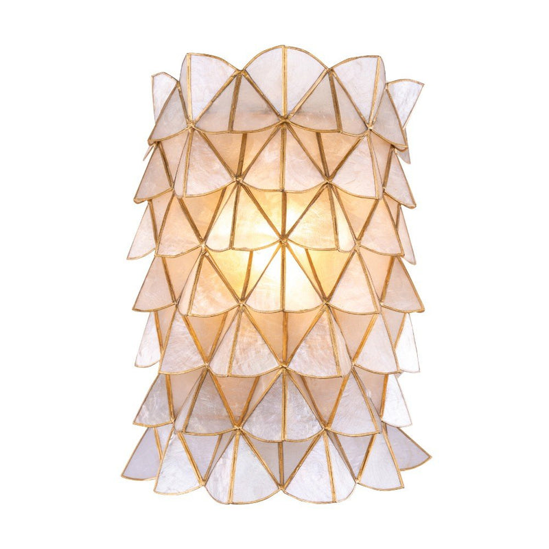 Flair Wall Sconce in Oxidized Gold Leaf