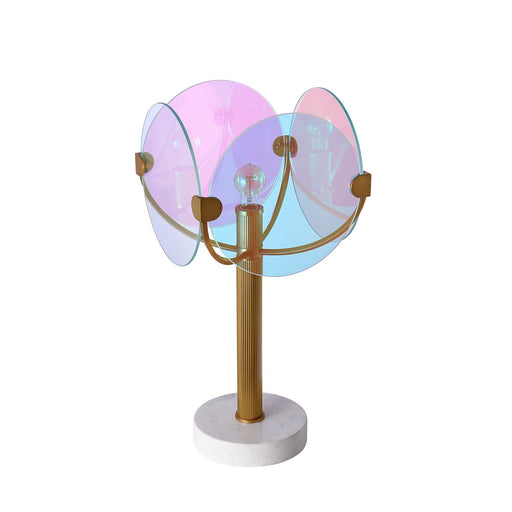 Chroma Table Lamp in True Brass
