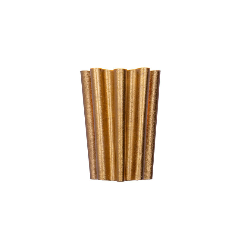 Ripple 2-Light Wall Sconce in Bright Gold Leaf