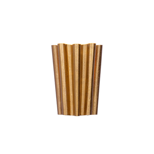 Ripple 2-Light Wall Sconce in Bright Gold Leaf