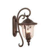 Santa Barbara 4-Light Outdoor Wall Lantern in Burnished Bronze