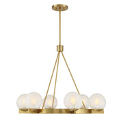 Darien 6-Light Chandelier in Warm Brass