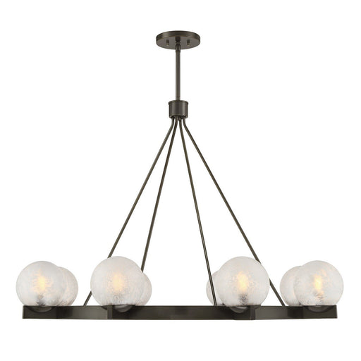 Darien 8-Light Chandelier in Mediterranean Bronze