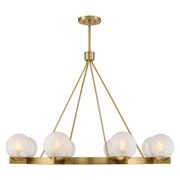 Darien 8-Light Chandelier in Warm Brass