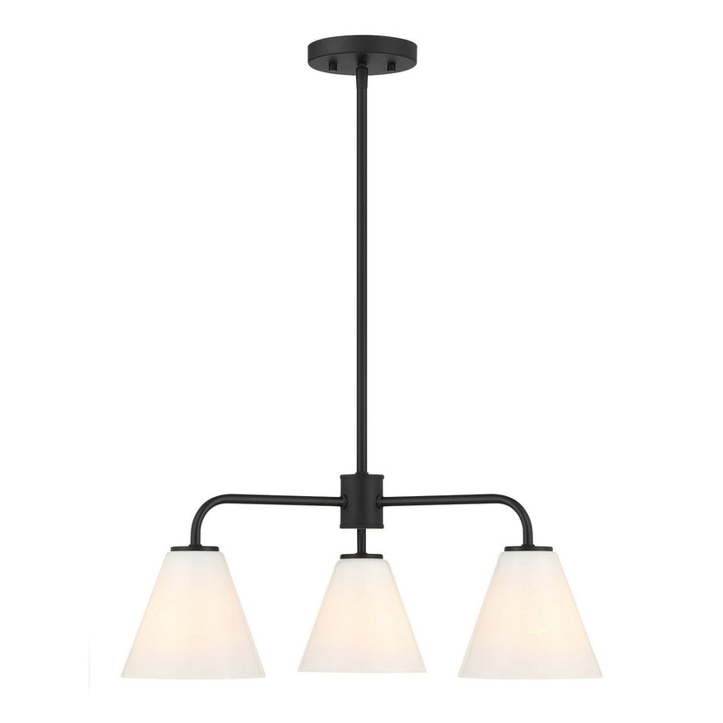 Blair 3-Light Chandelier in Matte Black