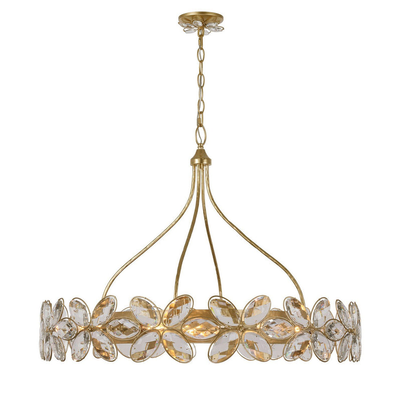 Marbella 14-Light Chandelier in Gold Shimmer