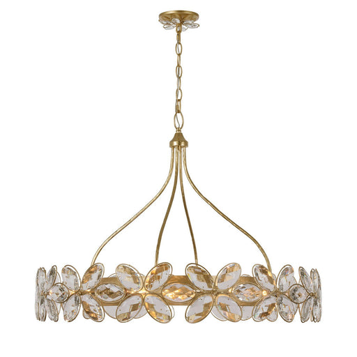 Marbella 14-Light Chandelier in Gold Shimmer
