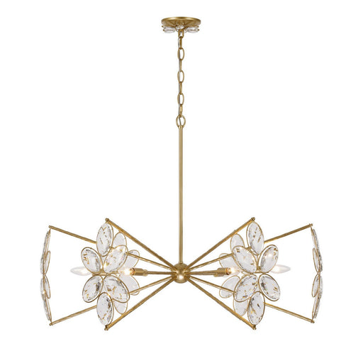 Marbella 6-Light Chandelier in Gold Shimmer
