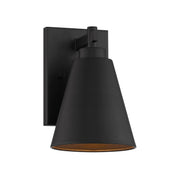 Ryder Small Outdoor Wall Sconce in Matte Black