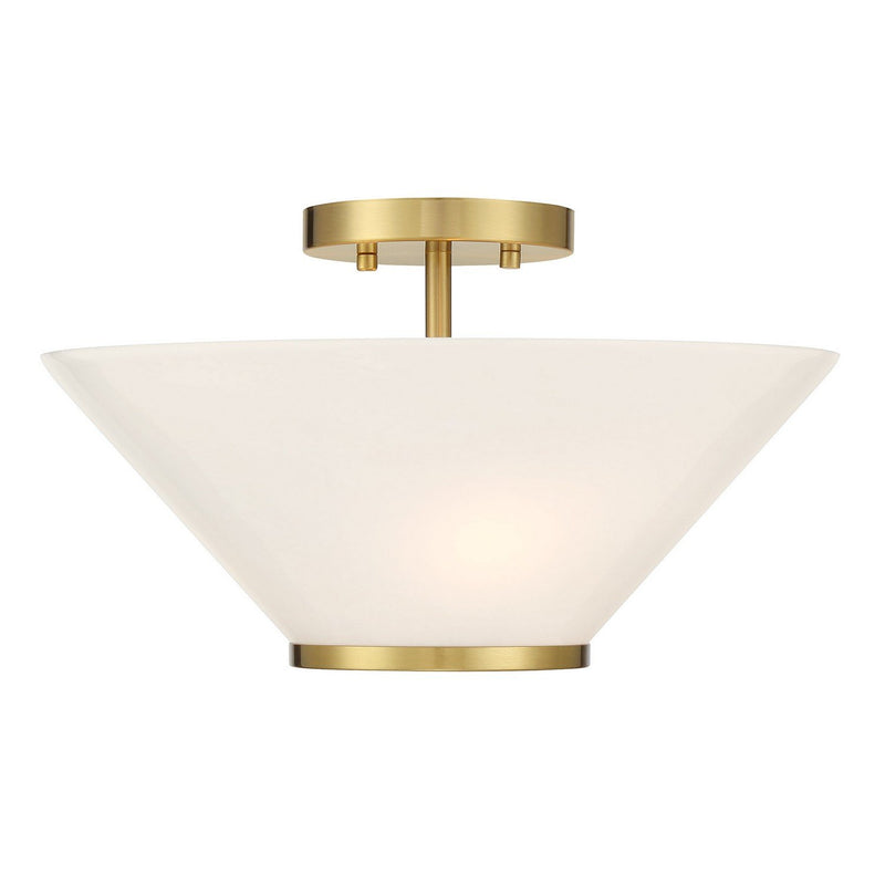 Blair 3-Light Convertible Pendant in Warm Brass