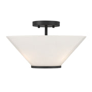 Blair 3-Light Convertible Pendant in Matte Black