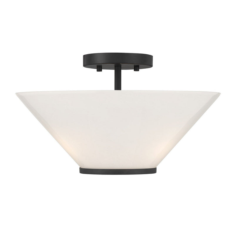 Blair 3-Light Convertible Pendant in Matte Black