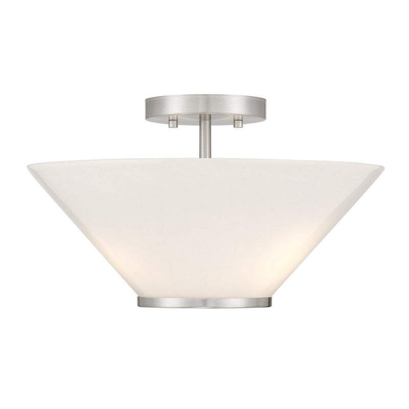 Blair 3-Light Convertible Pendant in Satin Nickel