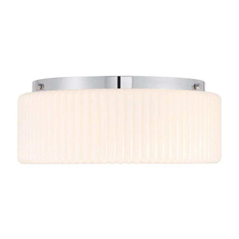 Edgemont 4-Light Flush Mount in Chrome