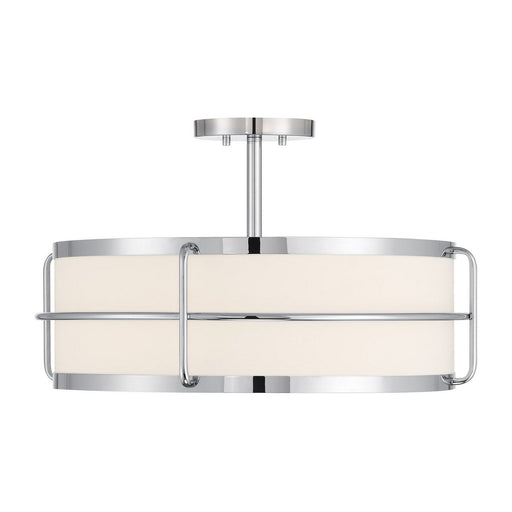 Chauncey 4-Light Semi-Flush Mount in Chrome