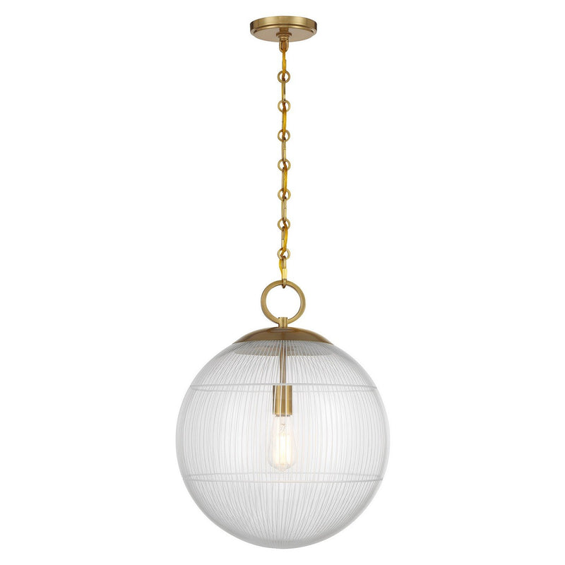 Cabot Pendant in Warm Brass
