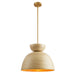 Agave One Light Pendant in Natural Bamboo