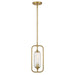 Holton One Light Mini-Pendant in Warm Brass