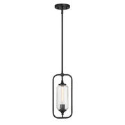 Holton Mini Pendant in Matte Black