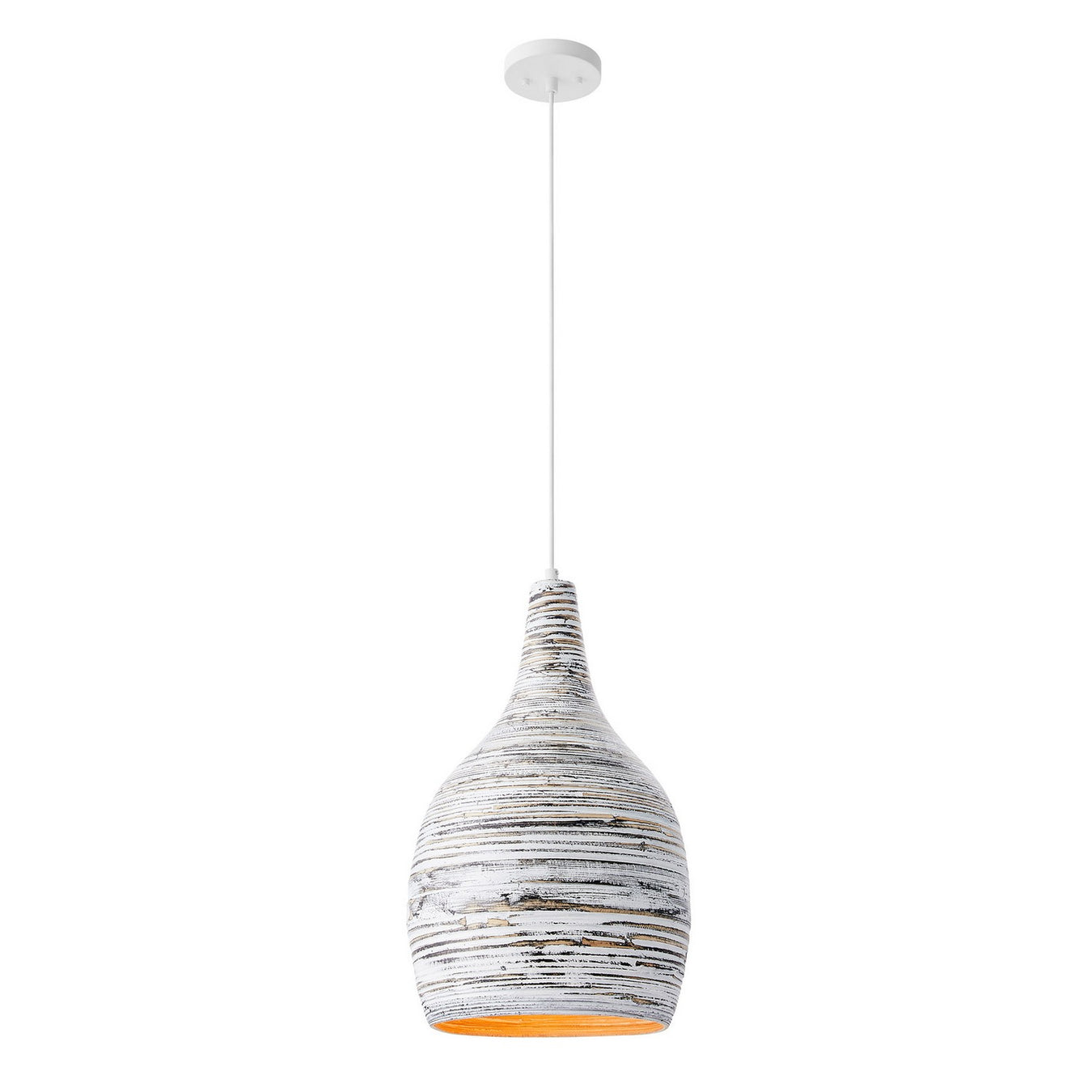 Balsam One Light Pendant in Brindled Bamboo