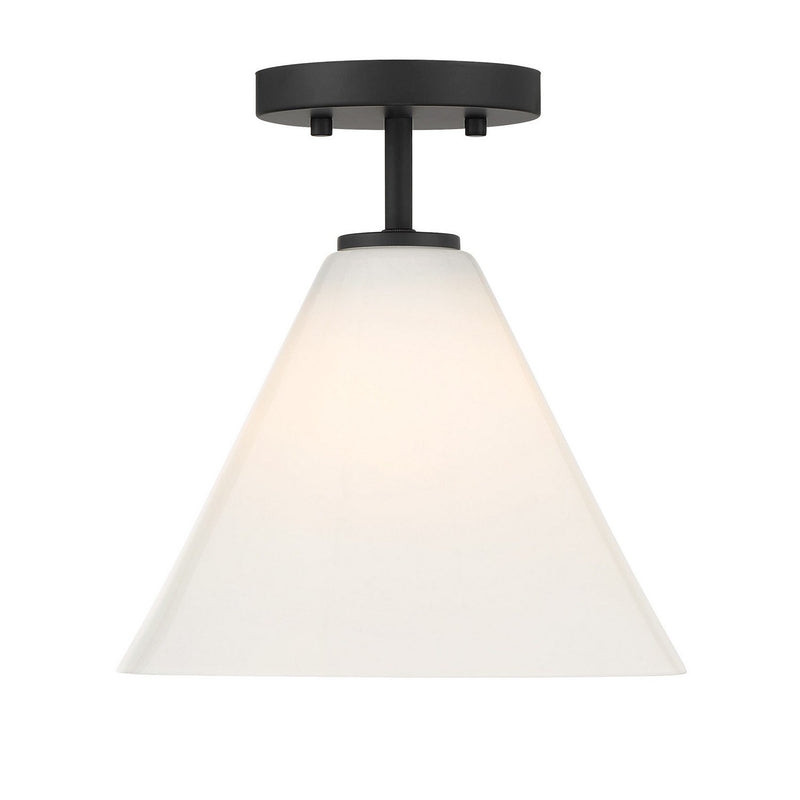 Blair Convertible Pendant in Matte Black