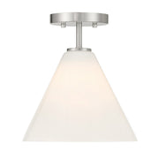 Blair Convertible Pendant in Satin Nickel