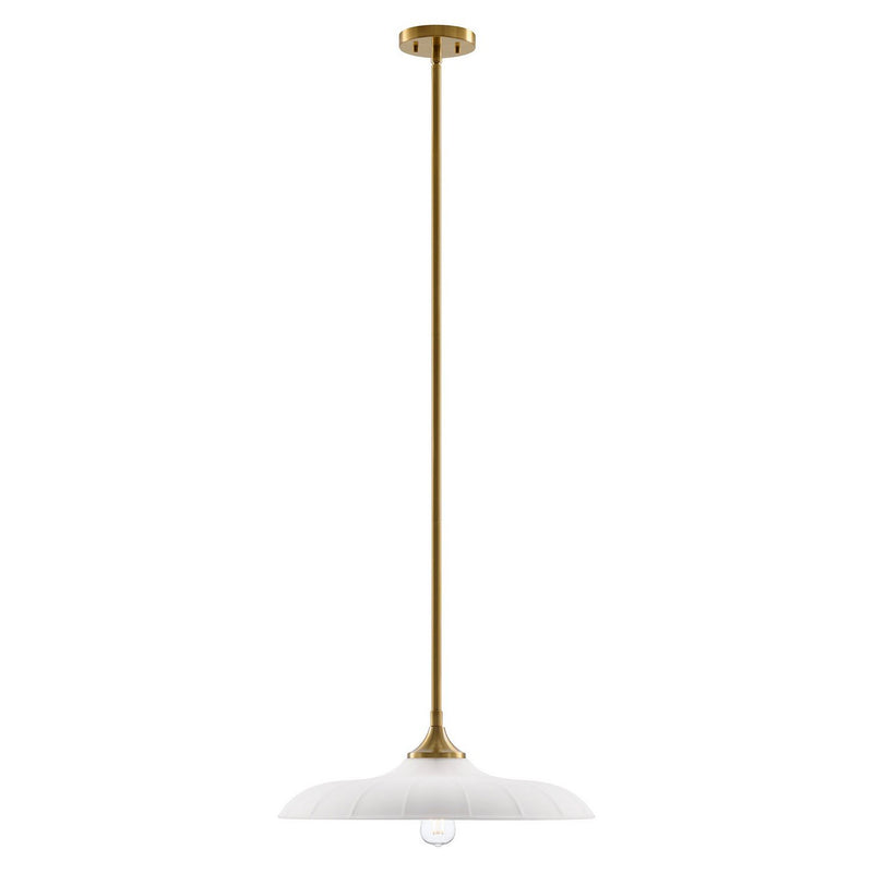Hadley Pendant in Warm Brass