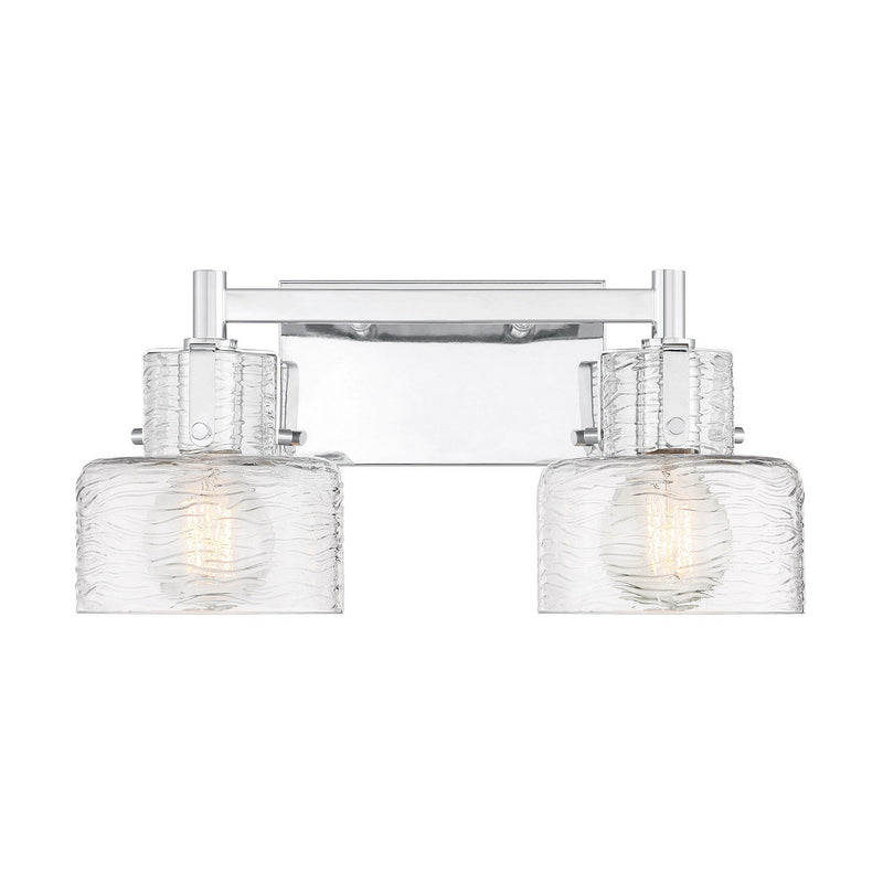 Dover 2-Light Bath Vanity Light in Chrome