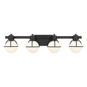 Pierce 4-Light Bath Vanity Light in Matte Black