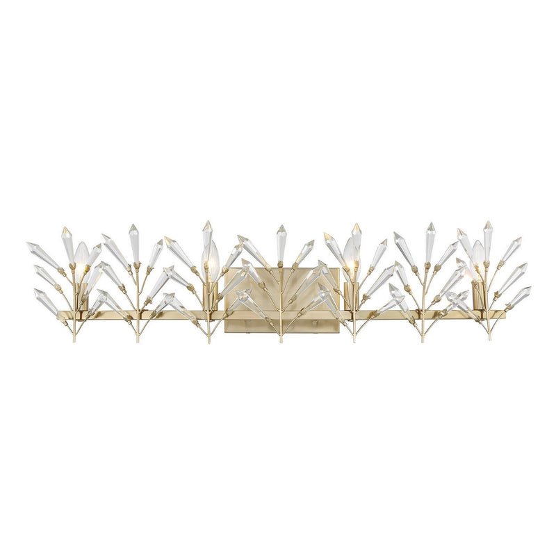 Orianna 4-Light Bath Vanity Light in Noble Brass