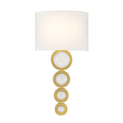 Marseille LED Wall Sconce in Warm Brass