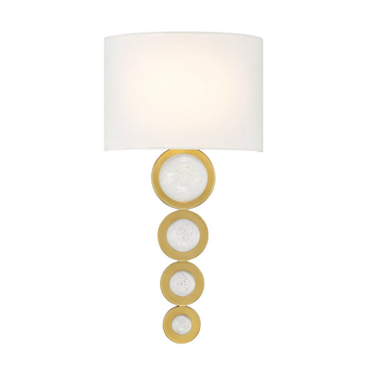 Marseille LED Wall Sconce in Warm Brass