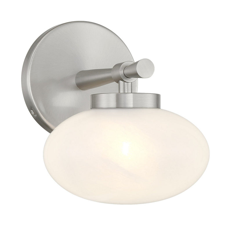 Barrow Wall Sconce in Satin Nickel