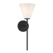 Blair One Light Wall Sconce in Matte Black