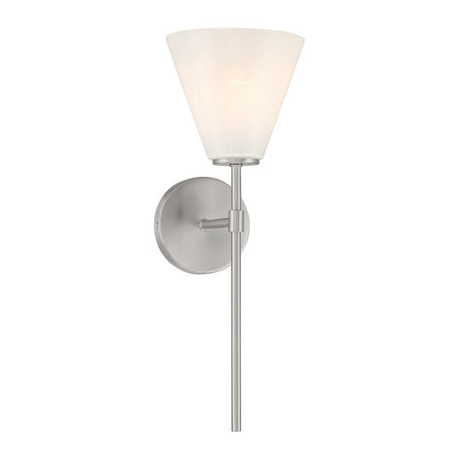 Blair One Light Wall Sconce in Satin Nickel
