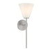 Blair One Light Wall Sconce in Satin Nickel