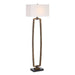 Relic One Light Floor Lamp in Dark Bronze