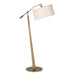 Kennett One Light Floor Lamp in Antique Brass