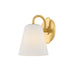 Leonella One Light Bath in Aged Brass