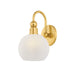 Jerica One Light Bath in Aged Brass