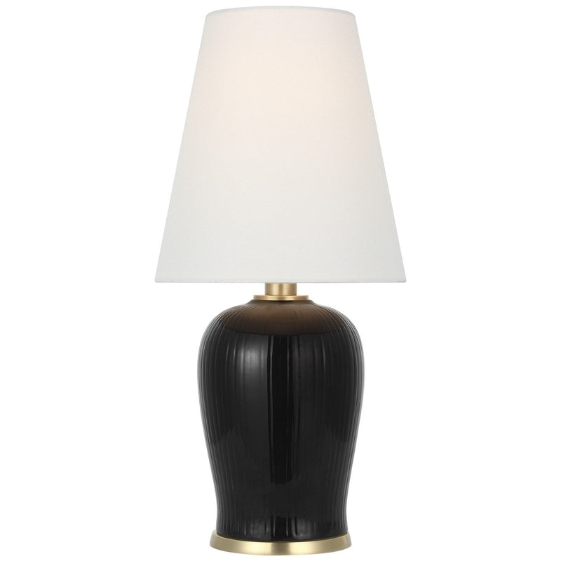 Opera 16" Table Lamp in Raven Black