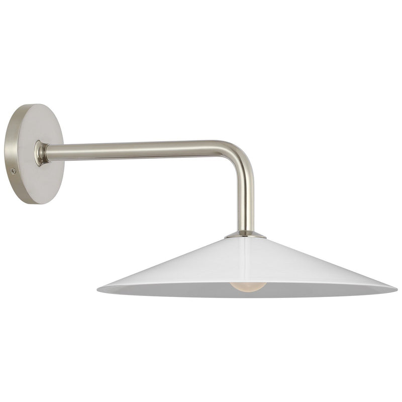 Ponce 9" Wall Sconce in Polished Nickel