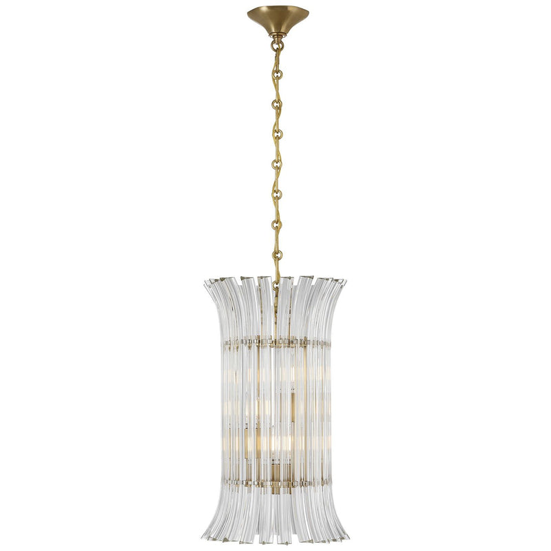 Rhine 12" 4-Light Pendant in Hand-Rubbed Antique Brass