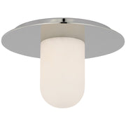 Fosse 8" Flush Mount in Polished Nickel