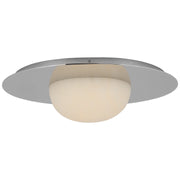 Fosse 15" Flush Mount in Polished Nickel